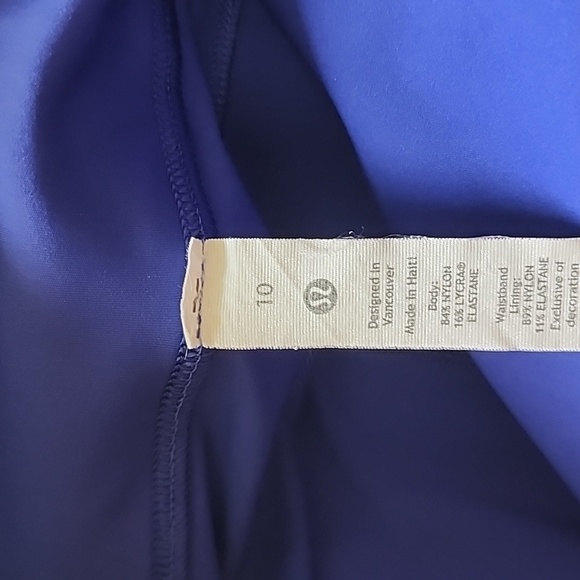 Lululemon Fast & Free Tight 25" *Non-Reflective In Blue EUC - Picture 6 of 7